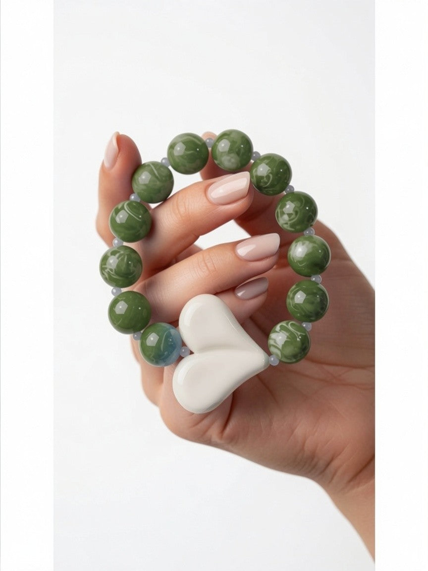 Pulsera Mármol Corazón