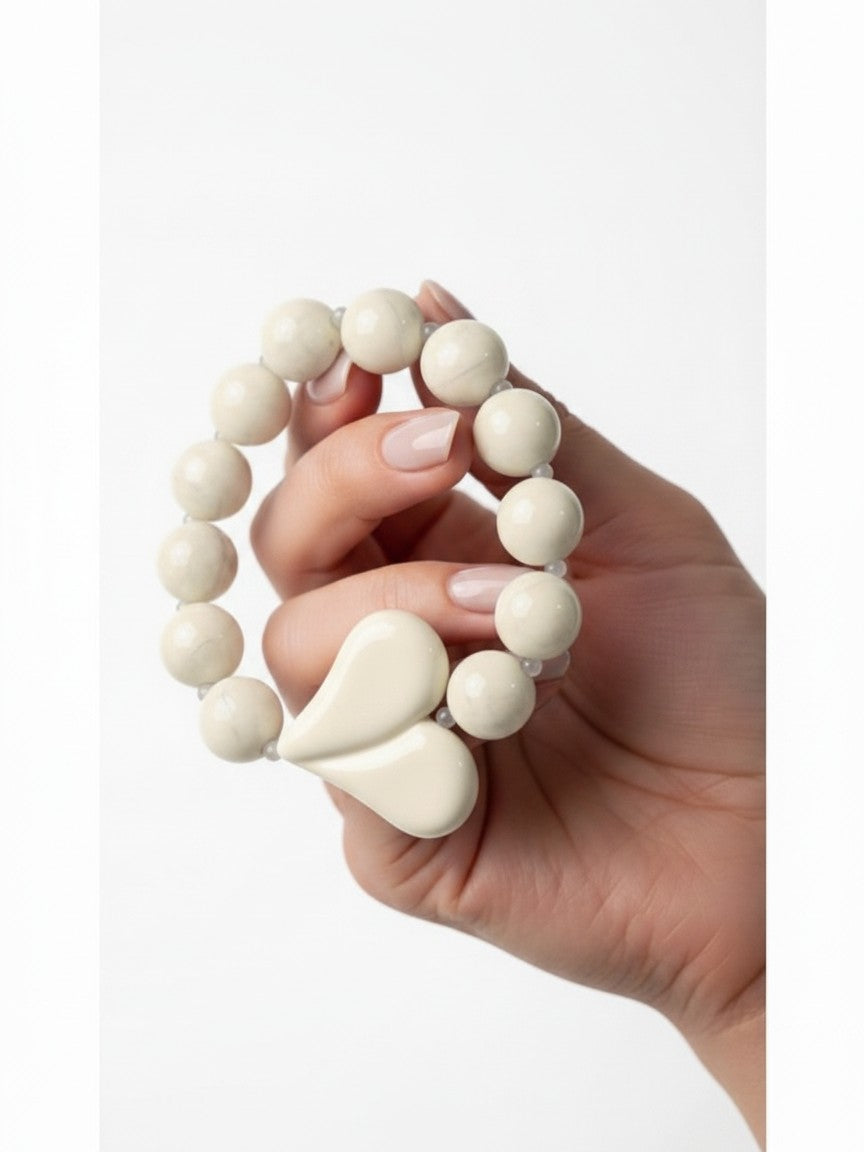 Pulsera Mármol Corazón